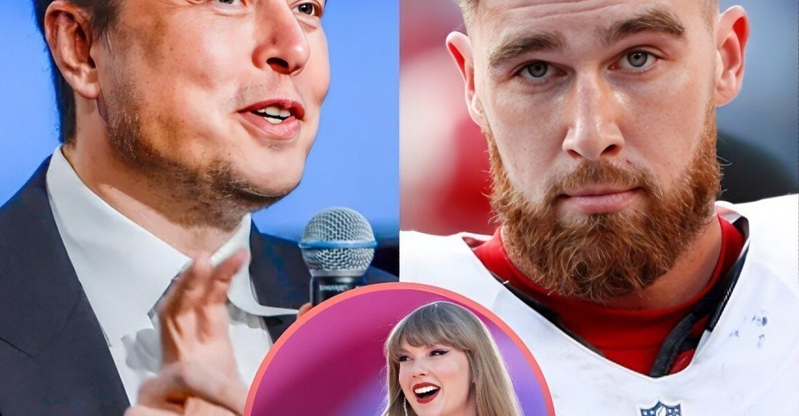 BREAKING: Travis Kelce sent a brief 5-word message “threatening” Elon Musk for mocking his girlfriend Taylor Swift.