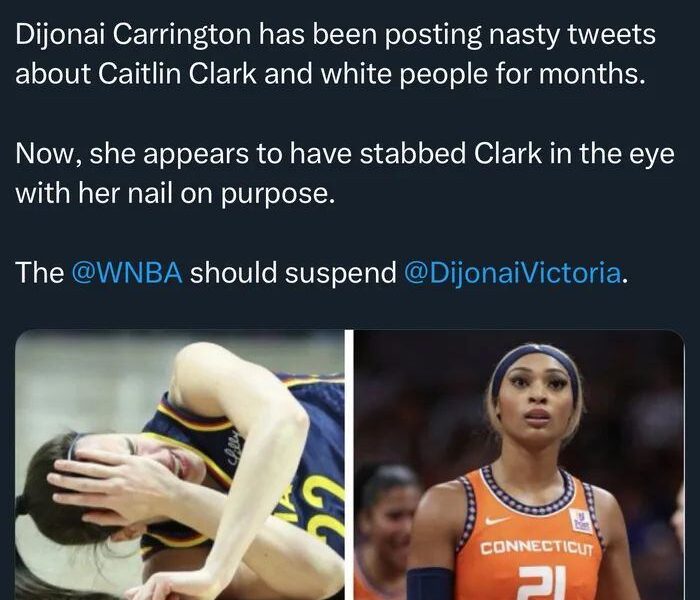 DiJonai Carrington Incredulous at Notion She Poked Caitlin Clark's Eye on Purpose.