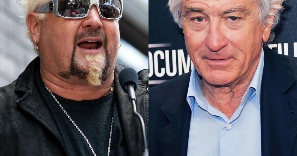 Breaking: Guy Fieri Kicks Robert De Niro Out Of His Restaurant, “Find Some Woke Place To Go”