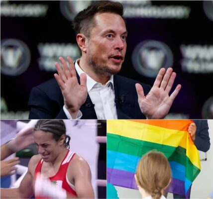 Elon Musk Declares: “Pride Flags Should Be Banned from Classrooms, Forever!” Following His Snub of Boxer Imane Khelif at the 2024 Olympics.