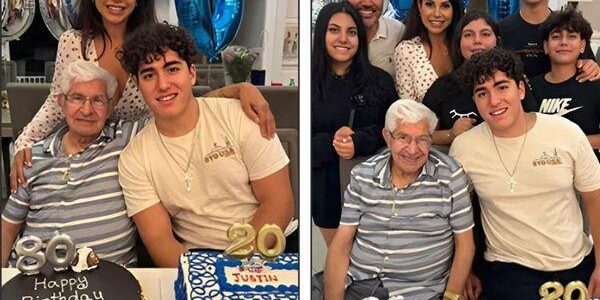 Jennifer Aydin’s Son Justin Turns 20(!) at Joint Birthday Party with His Grandpa (PHOTOS)