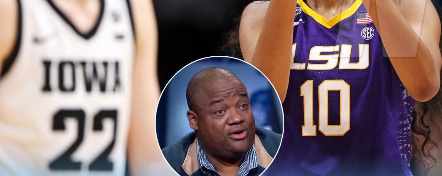 Jason Whitlock claims Angel Reese is only famous because she taunted Caitlin Clark in last year's national championship game - and says their rivalry is DEAD after Iowa star's 41-point display in Monday night's win