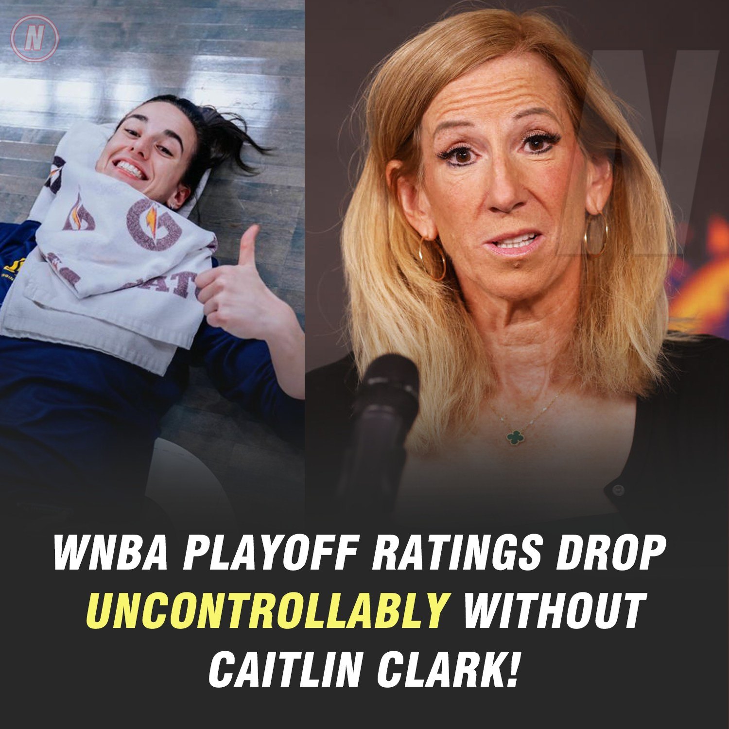 WNBA in HUGE TROUBLE as WNBA Playoff Ratings CRASH With Caitlin Clark