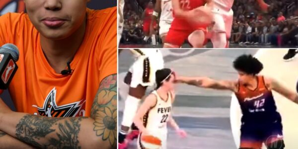 BREAKING: Brittney Griner responds to viral videos of her HITTING Clark in the face again and again